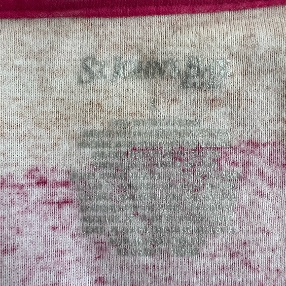 St. John’s Bay Striped 3/4 Sleeve Pink and Orange Women’s Shirt - L - Picture 5 of 5